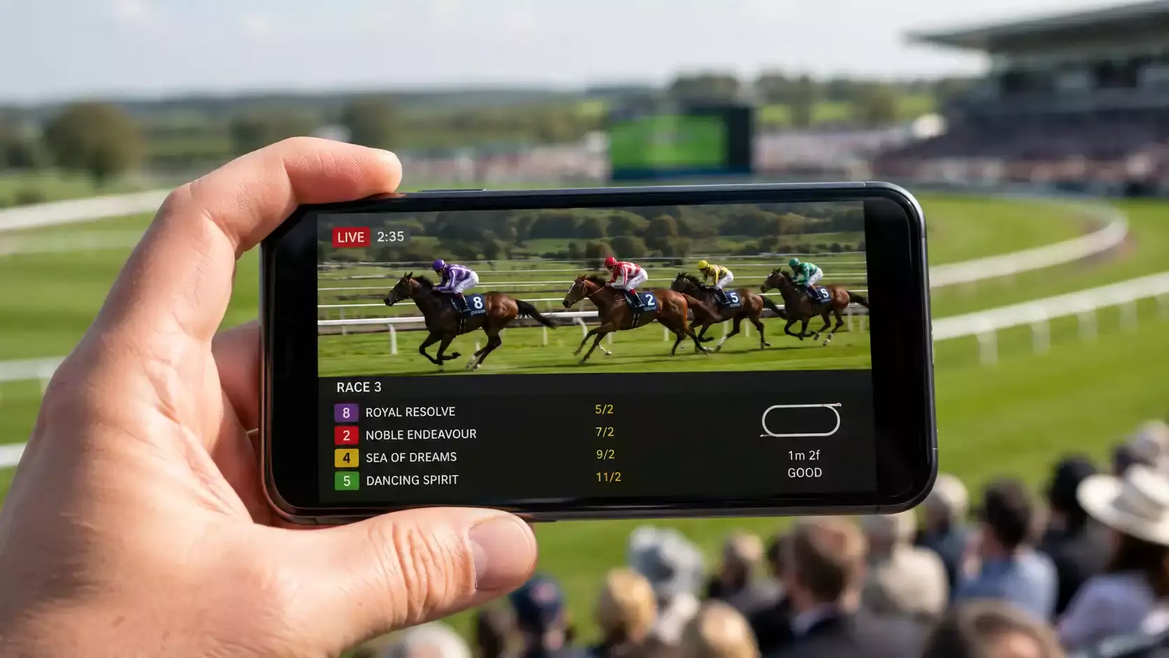 Mobile horse racing betting app features comparison including live streaming, in-play speed and cash-out reliability